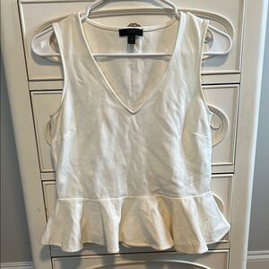 J. Crew White Tank Top Essential